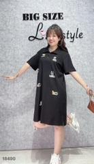 S-0020-18490--Đầm Polo logo 00368