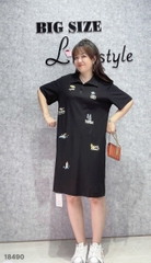 S-0020-18490--Đầm Polo logo 00368