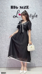 S-0020- 18501--Đầm cổ Nơ- 00464 D.ĐẠI