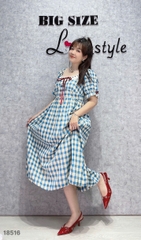 S-0020--18516- Đầm CR xanh- 00584