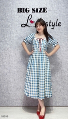 S-0020--18516- Đầm CR xanh- 00584