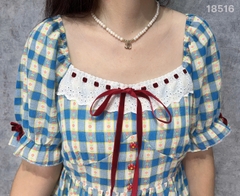 S-0020--18516- Đầm CR xanh- 00584