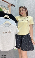 S-0030-18796- A.Cho- Nơ Baby Tee CropTop- 00231