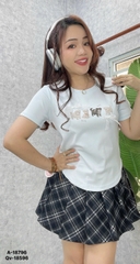 S-0030-18796- A.Cho- Nơ Baby Tee CropTop- 00231