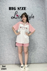 Set Polo BIGSIZE QC thêu DRM chất cotton mịn đẹp co giãn - 2501