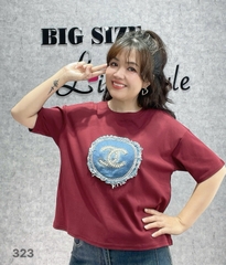 Áo Crop C.nel lửng BIGSIZE QCCC chất đẹp - 323