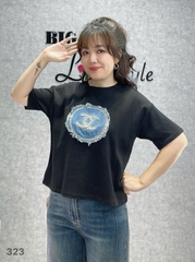 Áo Crop C.nel lửng BIGSIZE QCCC chất đẹp - 323