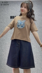 Áo Crop Tho- lửng BIGSIZE QCCC chất đẹp - 325