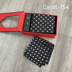 Cavat-154 Cavat-155 Cà vạt lụa bảng 10cm