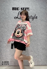 6638 A.Crop rách sọc Micky 00351