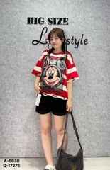 6638 A.Crop rách sọc Micky 00351