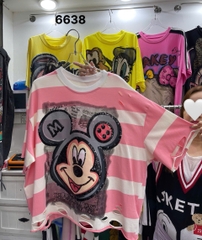6638 A.Crop rách sọc Micky 00351