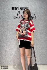 6638 A.Crop rách sọc Micky 00351