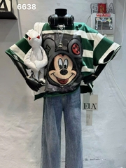 6638 A.Crop rách sọc Micky 00351