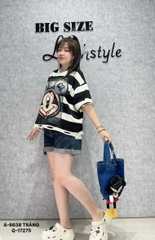 6638 A.Crop rách sọc Micky 00351