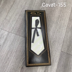 Cavat-154 Cavat-155 Cà vạt lụa bảng 10cm