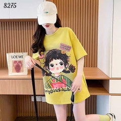 Áo thun cổ tròn 00252 CG 2 bím - 8275