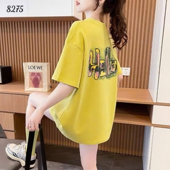 Áo thun cổ tròn 00252 CG 2 bím - 8275