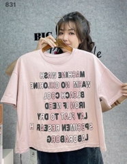  Áo CROP chữ Cool  lửng BIGSIZE QCCC chất đẹp - 831
