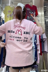 Áo thun cổ tròn 00256 Kity Dâu- 8380