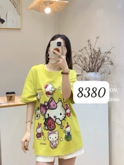 Áo thun cổ tròn 00256 Kity Dâu- 8380