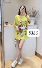Áo thun cổ tròn 00256 Kity Dâu- 8380