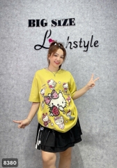 Áo thun cổ tròn 00256 Kity Dâu- 8380