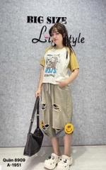 8909 - Q.Jean lửng LT rách cười-  000384