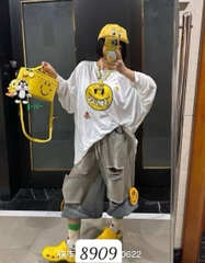 8909 - Q.Jean lửng LT rách cười-  000384