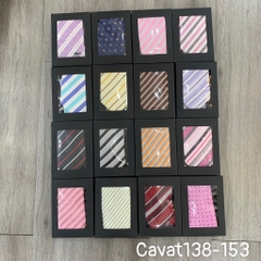 Cavat138---Cavat153 - Cà vạt lụa hộp 8cm