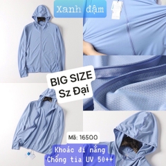 16500 Khoác UV SIZE 00252 ĐẠI X.NHẠT