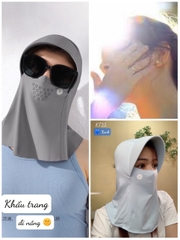 Khẩu trang chống nắng tia UV TRÙM - KT25