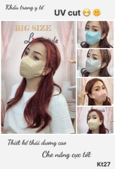 Khẩu trang Y tế xuất Nhật, chống nắng chống tia UV-UV CUT KT27