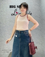 SALE-80k - 11108 - Áo len SN croptop size NHỎ