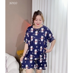 Đồ bộ mặc nhà BIG SIZE hoạ tiết Mèo SS-DAI- 00243- 16920
