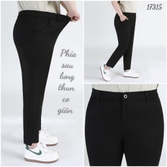 Quần Tây BIGSIZE ống đứng 9 tấc lai ngắn dài - 17315