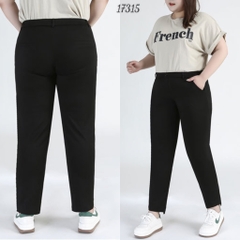 Quần Tây BIGSIZE ống đứng 9 tấc lai ngắn dài - 17315