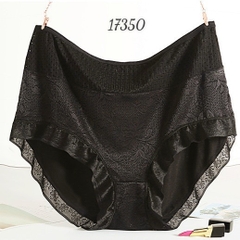 Quần lót chip BIG SIZE thun lưới ĐẠI 17350 ĐEN