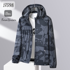 Khoác chống nắng BIGSIZE chống tia UV UPF 40+ Quảng Châu loại 1. Unisex - 17598 - Đen