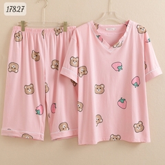 17827 SL.DAIxin cổ V G- dâu - HỒNG