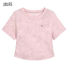 18175 Áo loang logo 00288 HỒNG