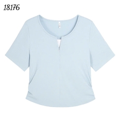 S-0030- 18176 Áo kéo V - XANH