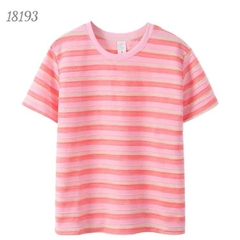Áo thun BIGSIZE Quảng Châu kẻ Sọc sắc màu Ngọt Ngào dễ thương - 18193