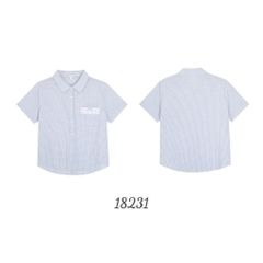 18231 Sơmi Caro 00315 CR túi Ren Nơ