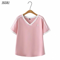 Áo thun BIGSIZE Quảng Châu cổ tim - 18381