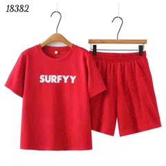 Bộ đùi màu trơn BIGSIZE QCCC chữ SUR- 18382