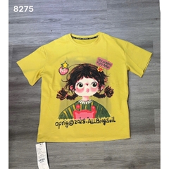 Áo thun cổ tròn 00252 CG 2 bím - 8275