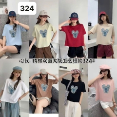 Áo Crop Miki lửng BIGSIZE QCCC chất đẹp - 324