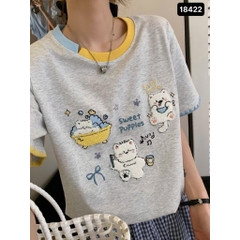 Áo thun BIGSIZE Quảng Châu 00288 cổ tròn 3 Meo-Tam - 18422