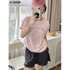 Áo thun BIGSIZE Quảng Châu 00270 cổ tròn Kitty - 18429